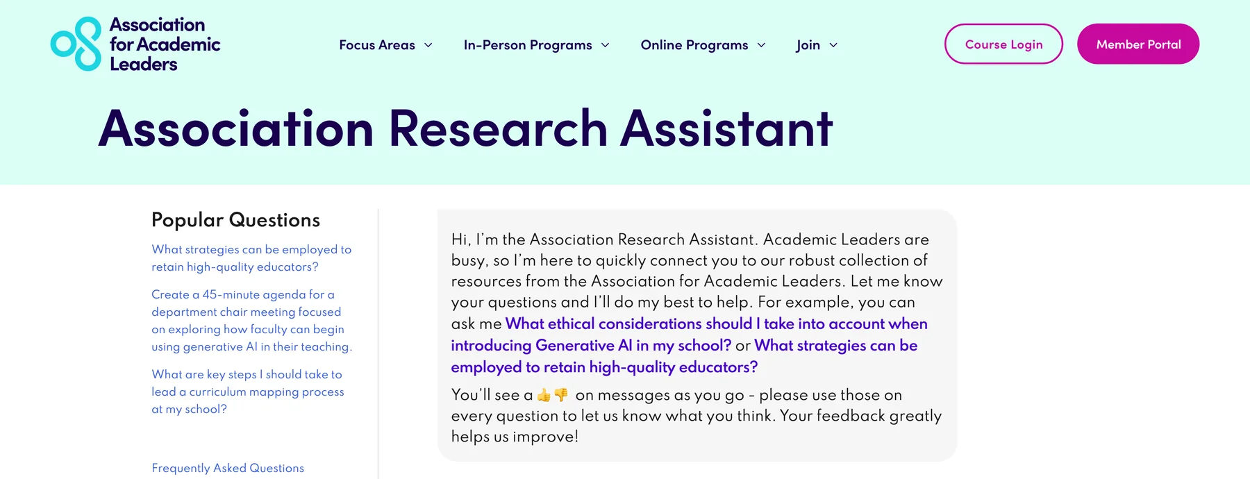 Association for Academic Leaders